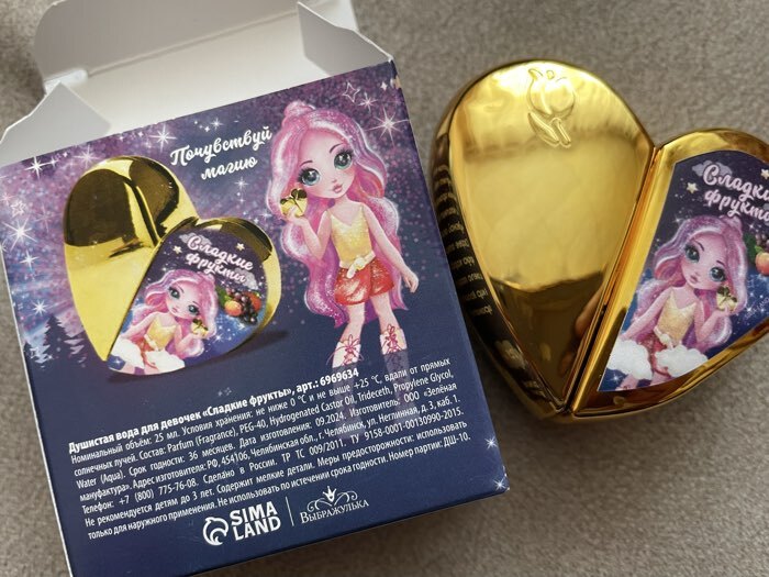 Фотография покупателя товара Душистая вода для девочек «Сладкие фрукты» 25 мл - Фото 2