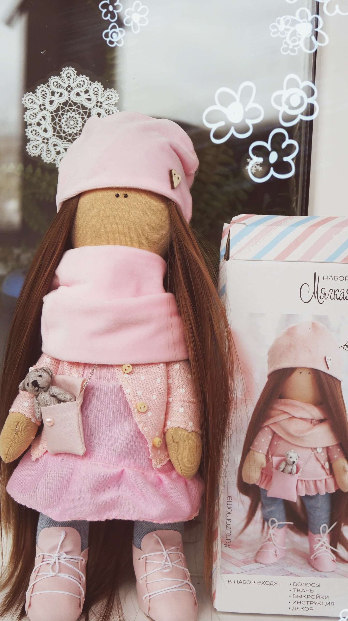 Фотография покупателя товара Набор для шитья. Интерьерная кукла «Хэлли», 30 см - Фото 12