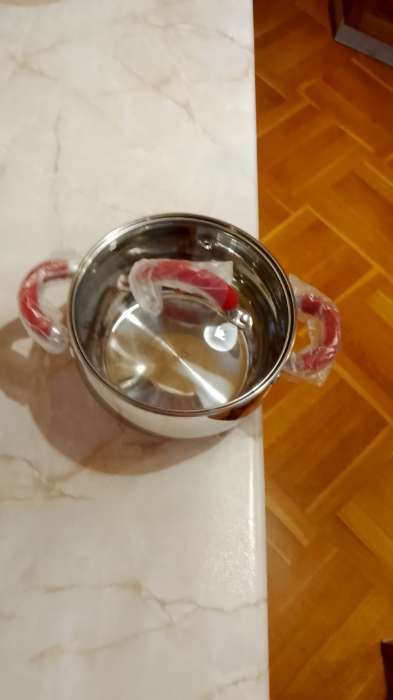 Фотография покупателя товара Кастрюля Доляна «Вернер», 2.5 л, d=18 см, с крышкой, капсульное дно, индукция, нержавеющая сталь, хромированная - Фото 2