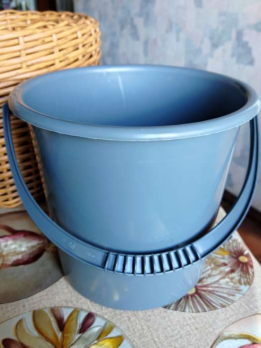 Фотография покупателя товара Ведро хозяйственное «Эконом», 7 л, пластик, МИКС - Фото 6