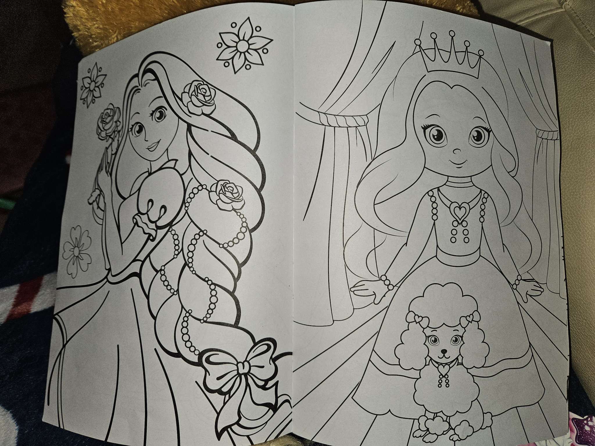 Фотография покупателя товара Раскраска для девочек «Принцессы», 16 стр, А4 - Фото 1