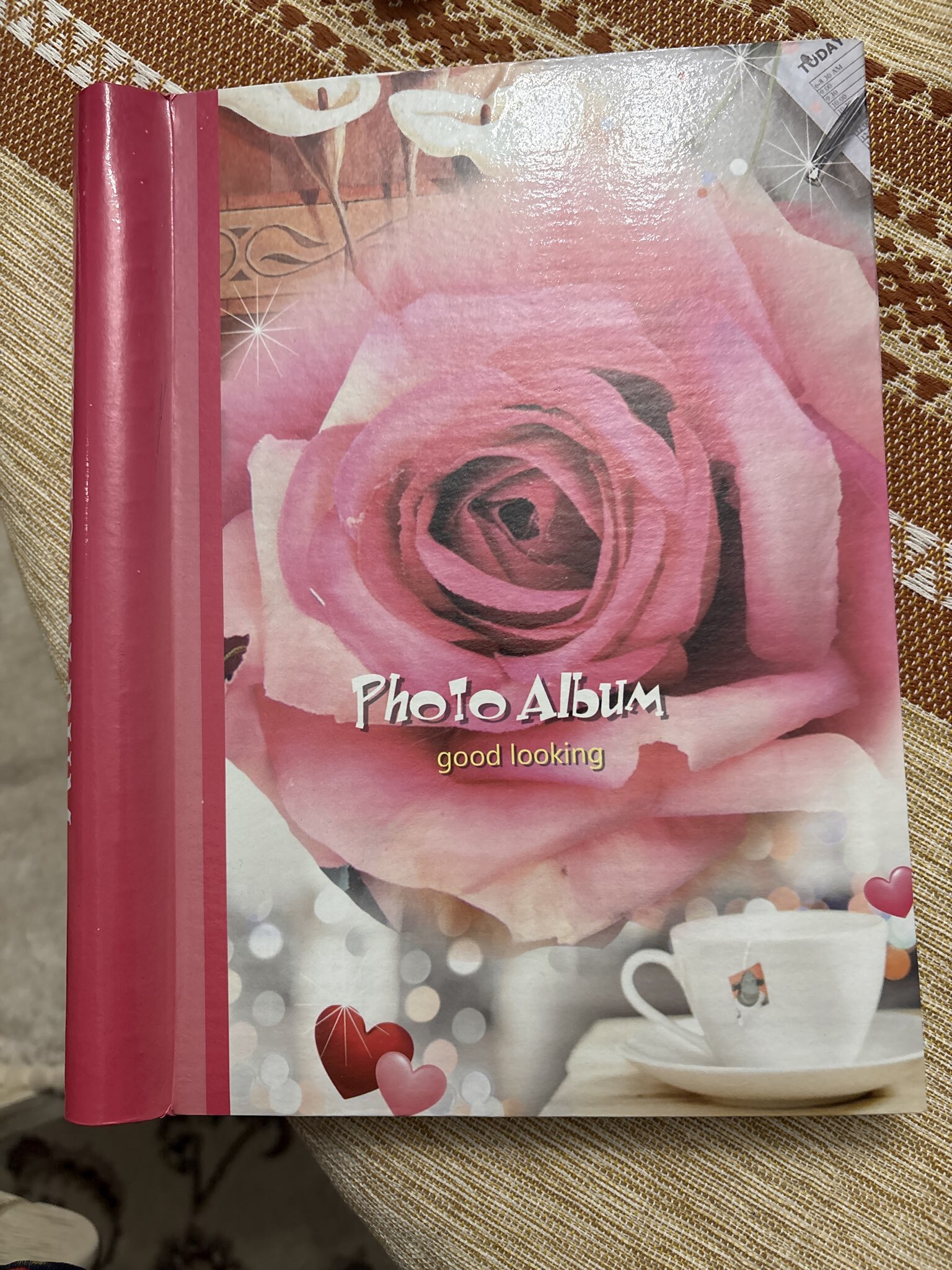 Фотография покупателя товара Фотоальбом магнитный на 20 листов «Декор», 19.5×25×2 см, МИКС - Фото 4