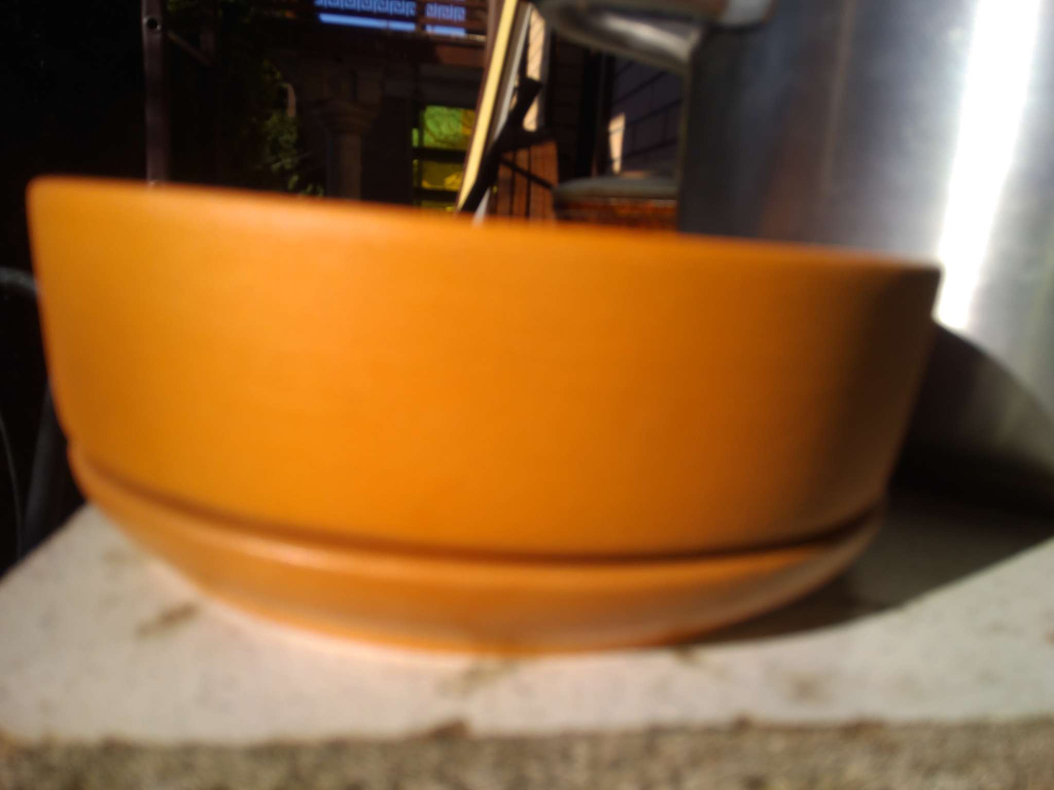 Фотография покупателя товара Горшок - бонсайница «Огма» для кактусов и суккулентов, 1.4 л, d=18 см, h=6.5 см, керамика, с поддоном, чёрный - Фото 2