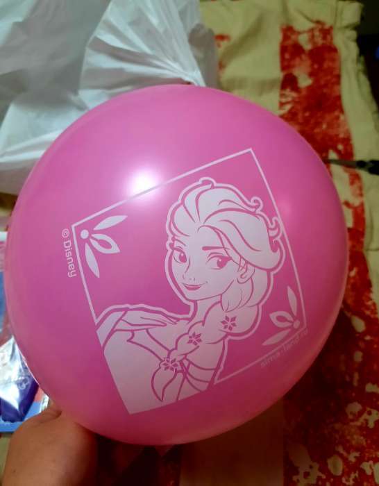 Фотография покупателя товара Воздушные шары «С Днем Рождения», Холодное сердце, 5 шт., МИКС - Фото 3