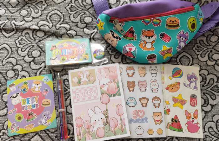 Фотография покупателя товара Детский подарочный набор Easy box с сумкой «Зверята» - Фото 1