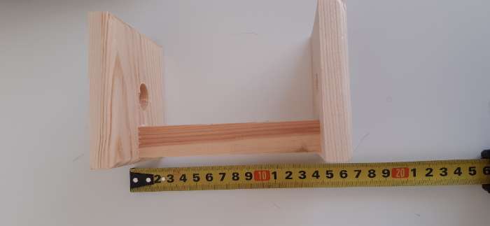Фотография покупателя товара Кашпо деревянное 9×9×16,5 см с 1 колбой "Квадрат", натуральный Дарим Красиво - Фото 3