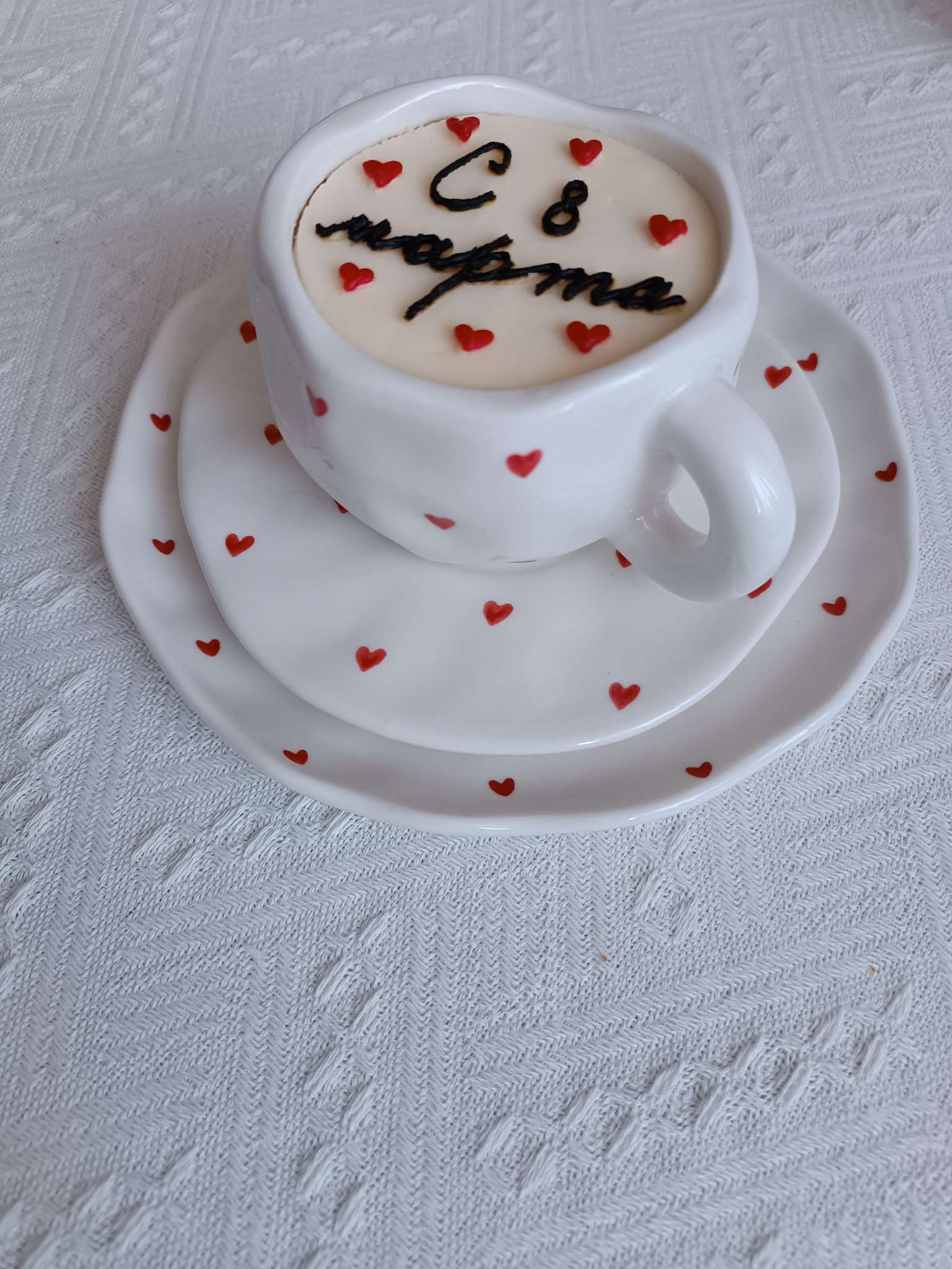 Фотография покупателя товара Тарелка «Уютный дом. Розы», d=20 см, керамика, белая - Фото 1