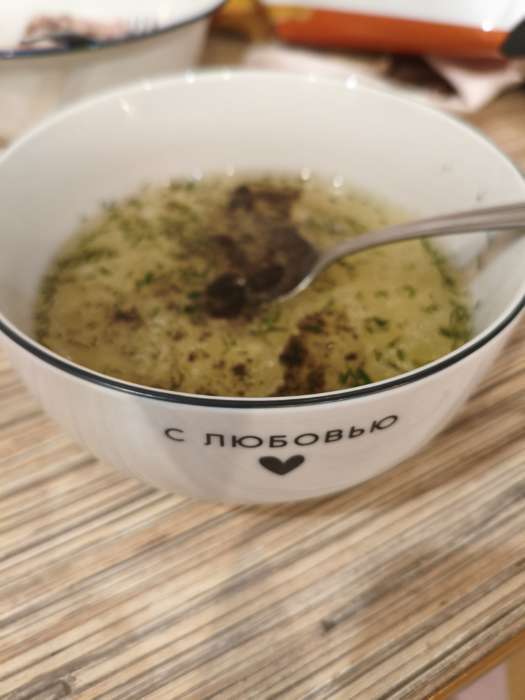 Фотография покупателя товара Тарелка суповая керамическая «Любовь в деталях», 14.5×6.4 см, ручная работа - Фото 1