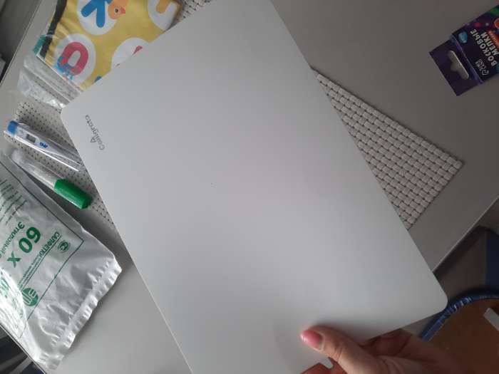 Фотография покупателя товара Доска для лепки А4 Calligrata «Популярная», эконом, 1000 мкм, пластик, белая - Фото 1