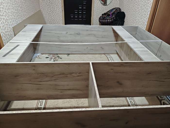 Фотография покупателя товара Шкаф - купе «Альянс», с зеркалом, 2000×620×2200 мм, цвет кашемир/крафт серый - Фото 1