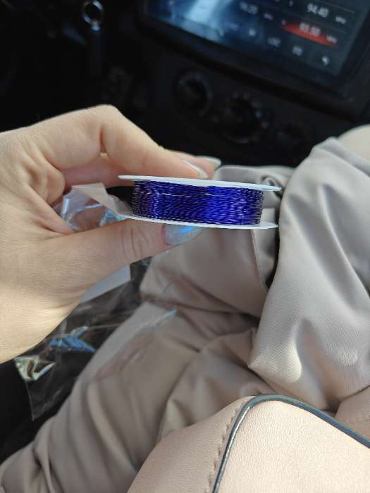 Фотография покупателя товара Проволока для творчества и бисероплетения, d=0.3 мм, 10 м, фиолетовый - Фото 2