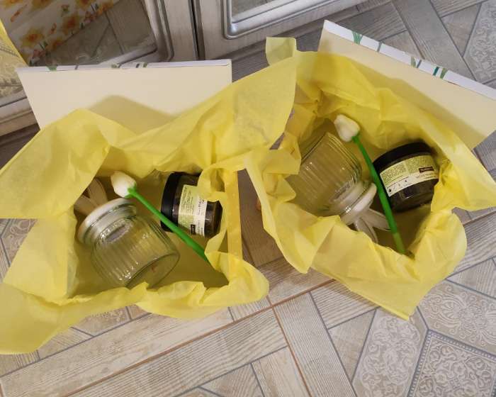 Фотография покупателя товара Банка для сыпучих Доляна «Зайка в золотом», 230 мл, с керамической крышкой, стекло, прозрачная - Фото 4