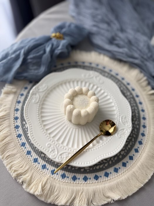 Фотография покупателя товара Тарелка Magistro «Этюд», d=20 см, фарфор, белая - Фото 1