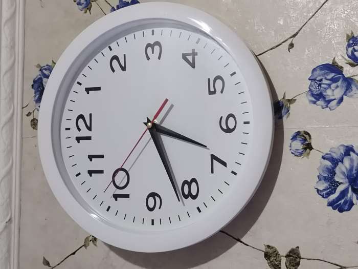 Фотография покупателя товара Часы настенные, d-28 см, интерьерные, Классика, бесшумные