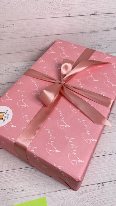 Фотография покупателя товара Бумага упаковочная глянцевая двухсторонняя «С днем рождения», 70×100 см - Фото 1