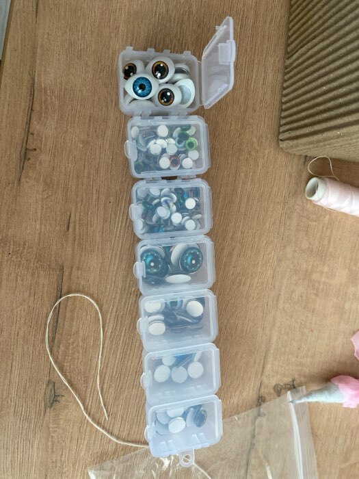 Фотография покупателя товара Органайзер для хранения мелочей, с подвесом, 7 съёмных отделений, 20.5×4.5×2 см, прозрачный - Фото 1