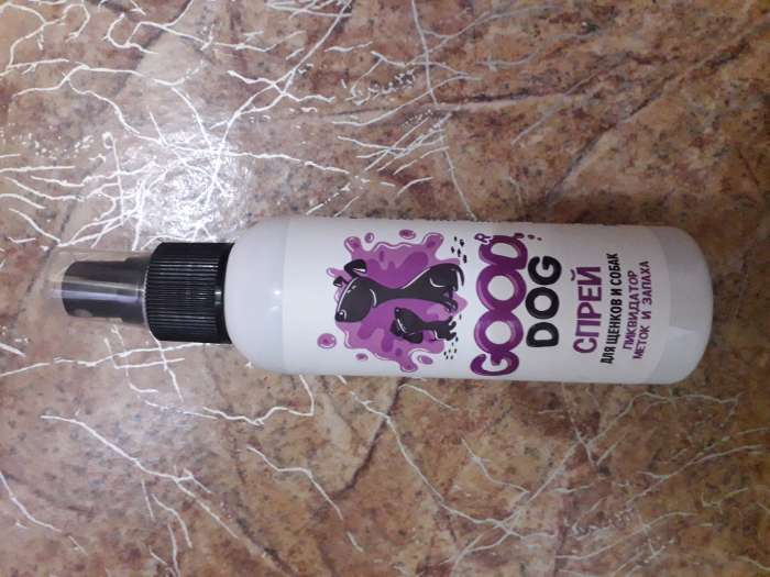 Фотография покупателя товара Спрей Good Dog "Ликвидатор меток и запаха" для щенков и собак, 150 мл. - Фото 1