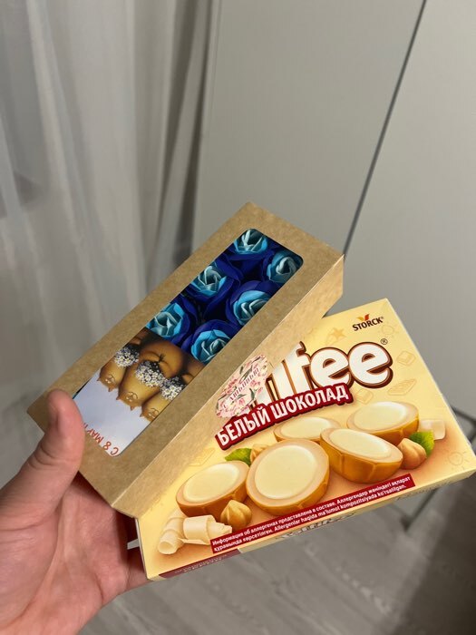 Фотография покупателя товара Розы мыльные, розовые, набор, 81 шт. в коробке - Фото 1