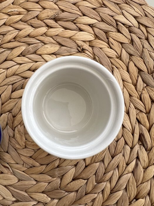 Фотография покупателя товара Сахарница-солонка Доляна «Эвкалипт», 150 мл, d=7 см, керамика, белая - Фото 3