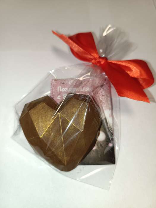 Фотография покупателя товара Форма для муссовых десертов и выпечки Доляна «Геометрия любви», 21,5×20 см, цвет белый - Фото 1