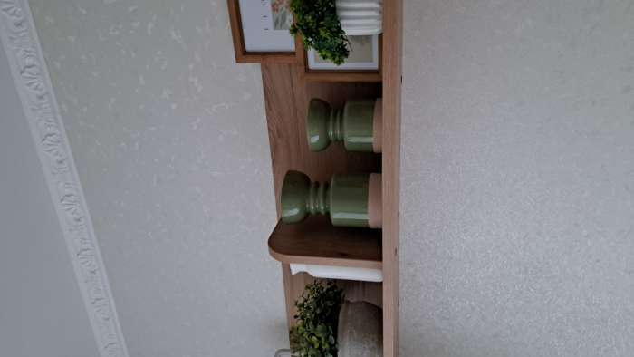 Фотография покупателя товара Подсвечник на 1 свечу «Атлант», песочно-зелёный, 9.3×9.3×13.5 см - Фото 1