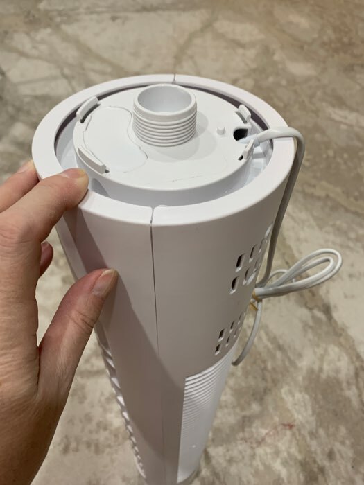 Фотография покупателя товара Вентилятор напольный Leonord LE-1601, колонный, 50 Вт, 3 скорости, таймер, поворот 90°, с пультом, белый - Фото 3