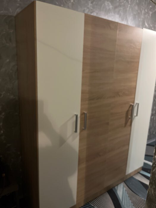 Фотография покупателя товара Шкаф прямой четырёхстворчатый «Леси», 1600×466×1900 мм, цвет кантер/сонома - Фото 3