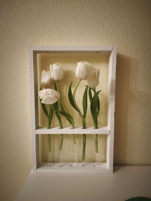 Фотография покупателя товара Подарочный ящик «Рамка», 26×5×40 см, деревянный, 5 колб - Фото 1