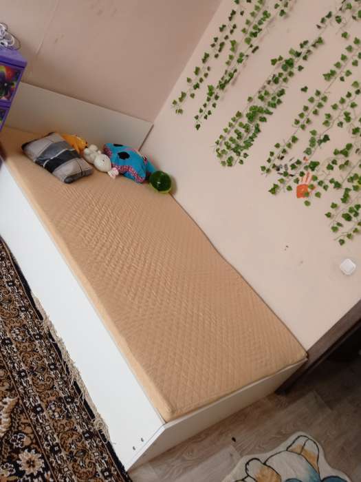 Фотография покупателя товара Кровать односпальная «Мадера», с основанием, 1200×2000 мм, цвет белый - Фото 1