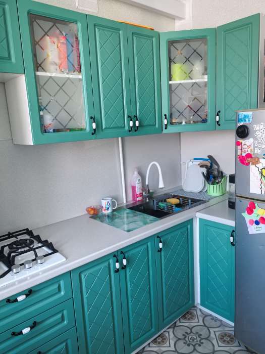 Фотография покупателя товара Ручка скоба STYLISH Ceramics 003, керамическая 96 мм, чёрная - Фото 1