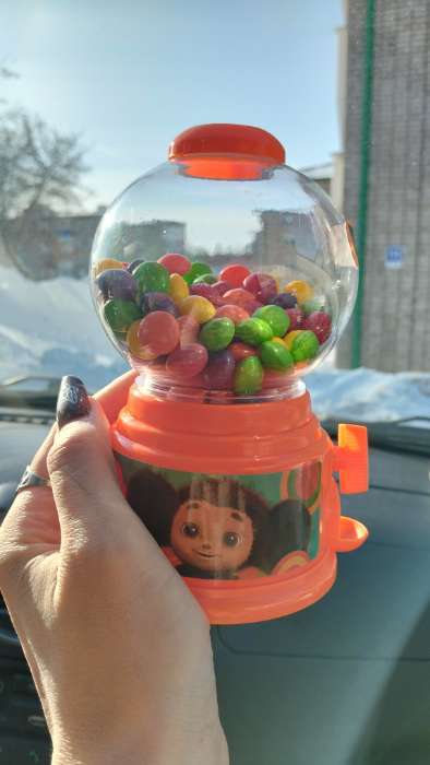 Фотография покупателя товара Автомат для конфет «Чебурашка» - Фото 2