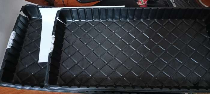 Фотография покупателя товара Поддон для рассады, 55×30×5.6 см, пластик, чёрный, дно МИКС, Greengo - Фото 53