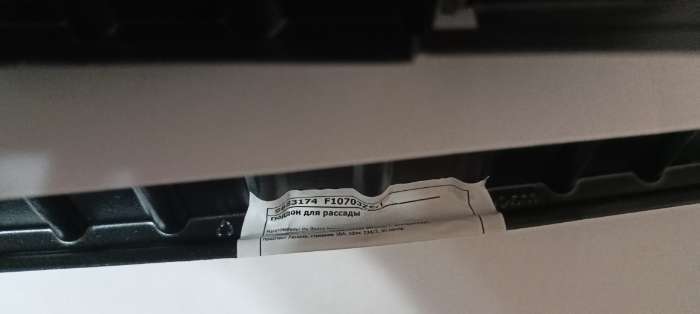 Фотография покупателя товара Поддон для рассады, 55×30×5.6 см, пластик, чёрный, дно МИКС, Greengo - Фото 54