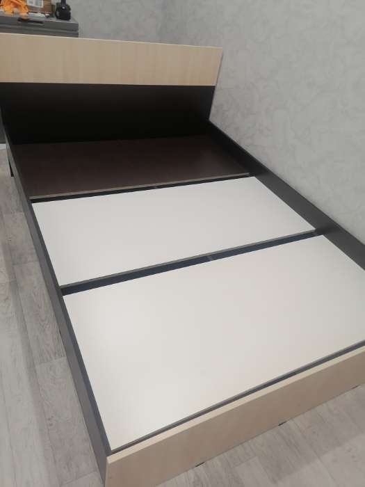 Фотография покупателя товара Кровать односпальная «Юнона», 800×2000 мм, цвет венге/дуб - Фото 65