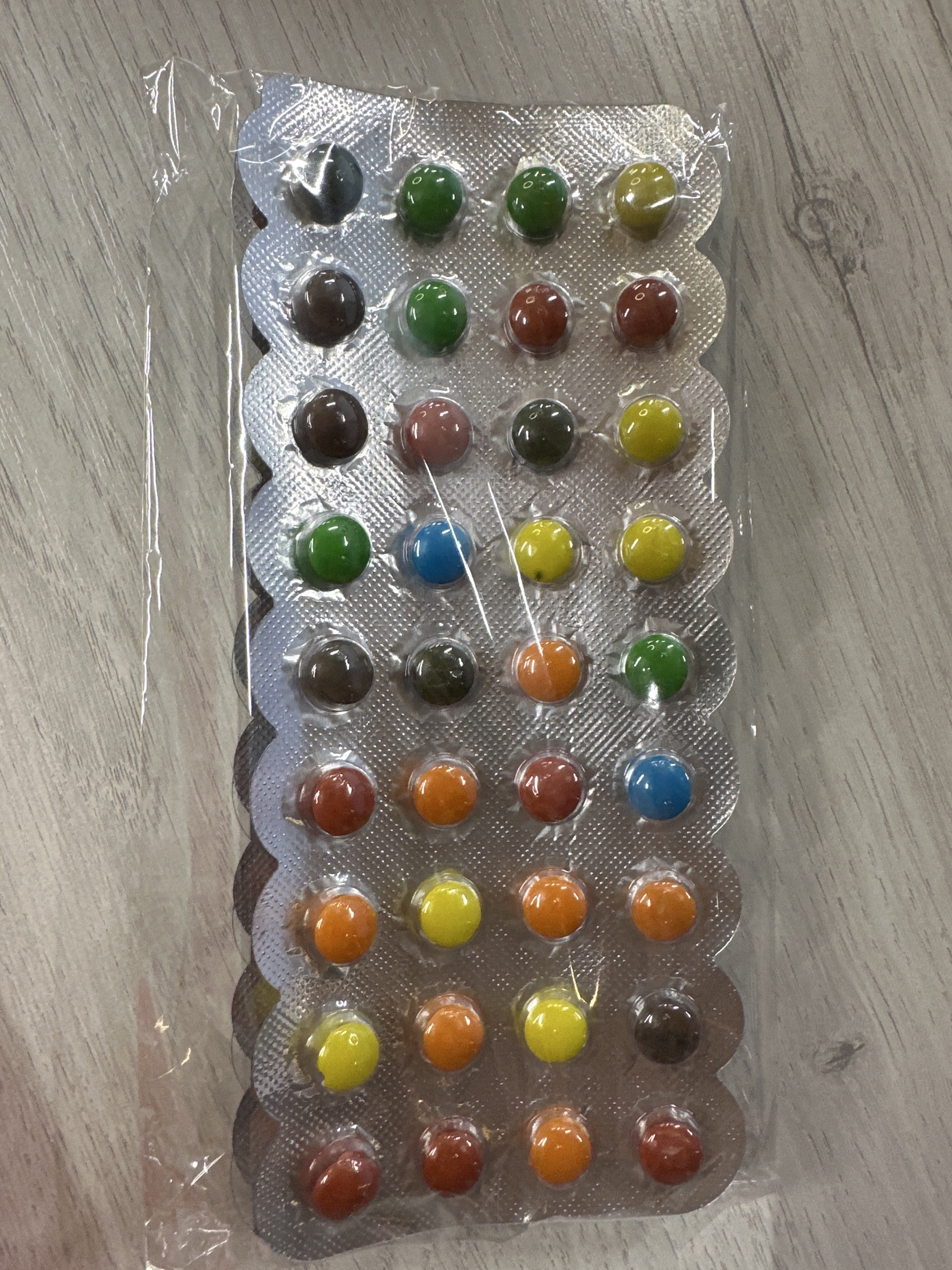 Фотография покупателя товара УЦЕНКА Набор шоколадного драже в блистере 5 шт. - Фото 1