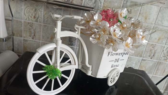 Фотография покупателя товара Кашпо-велосипед 23*12*11см - Фото 2