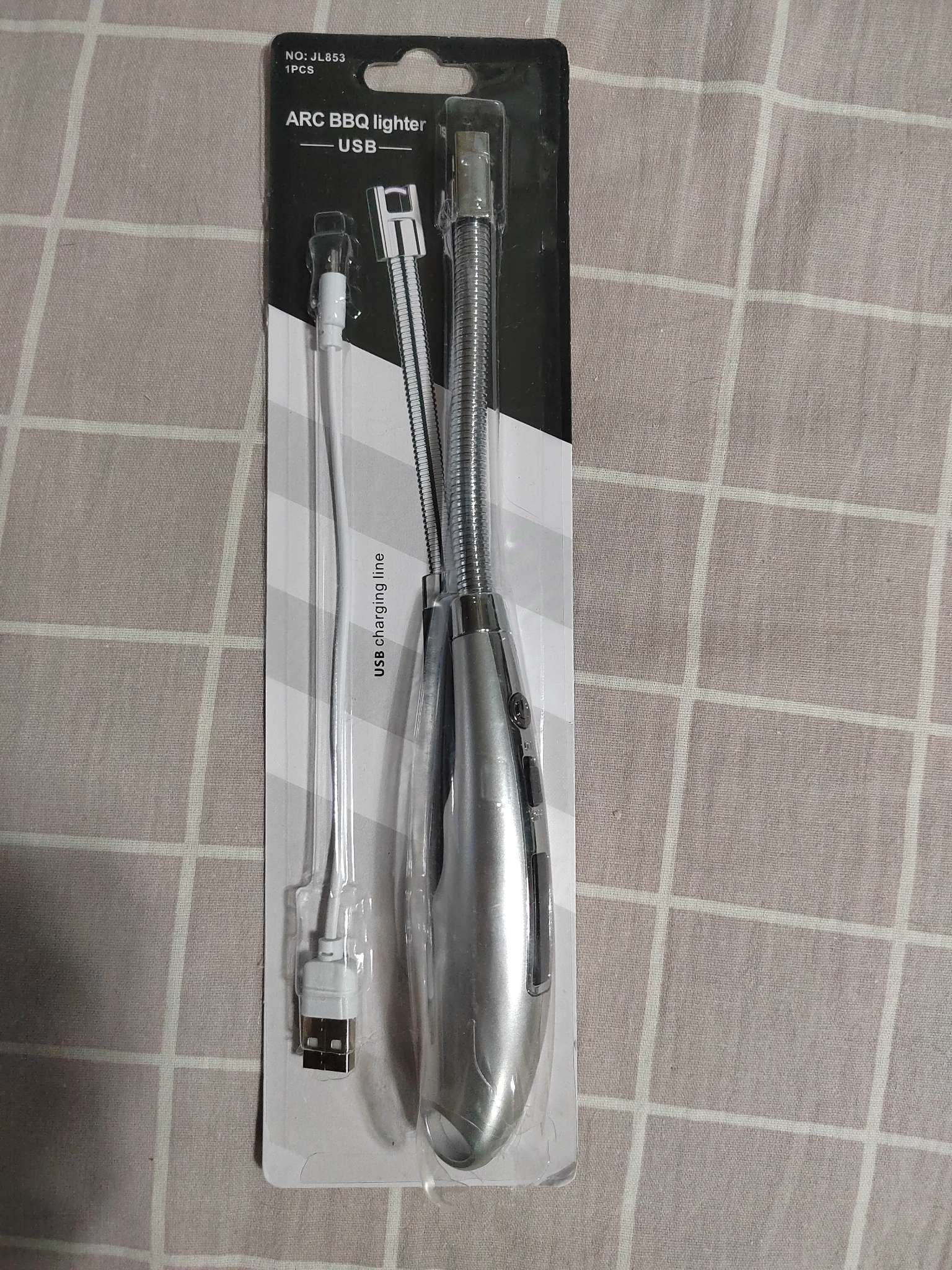 Фотография покупателя товара Зажигалка электронная для кухни и свечей, дуговая, 220 мАч, USB - Фото 1