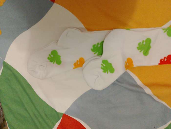 Фотография покупателя товара Колготки детские KAFTAN Чебурашка 92-98 см, белые - Фото 5