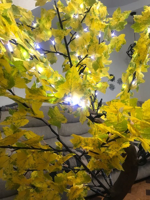 Фотография покупателя товара Светодиодное дерево «Клён белоcнежный» 1.8 м, 384 LED, постоянное свечение, 220 В, свечение белое - Фото 2