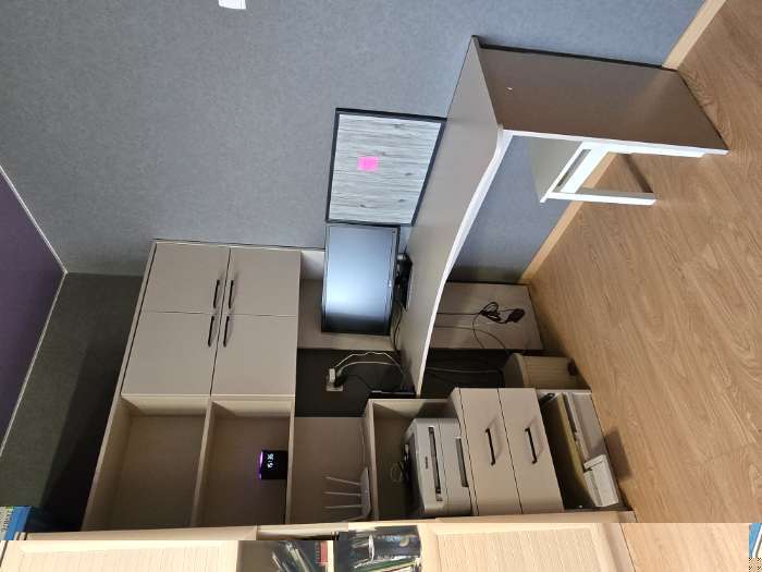 Фотография покупателя товара Стол компьютерный «Брауни», правый, 1280×2000×1450 мм, цвет белый - Фото 2