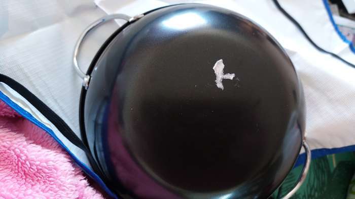 Фотография покупателя товара Сковорода - Вок «Мини», 1.4 л, d=20 см, антипригарное покрытие, углеродистая сталь, чёрная - Фото 2