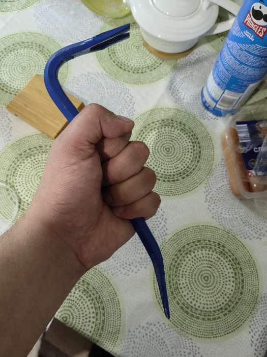 Фотография покупателя товара Лом-гвоздодер ТУНДРА, 65 сталь, шестигранный, 300×12 мм - Фото 1