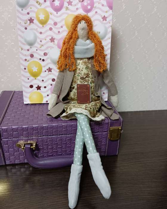 Фотография покупателя товара Набор для шитья. Интерьерная кукла «Юсти», 45 см - Фото 2