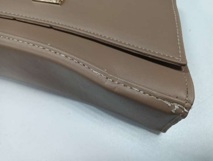 Фотография покупателя товара Сумка женская из искусственной кожи с клапаном, 26×16×9 см, коричневая - Фото 1