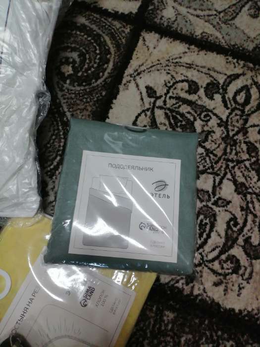 Фотография покупателя товара Простыня на резинке 2-спальная «Этель. Мелиса», 180×200+25, бязь - Фото 1