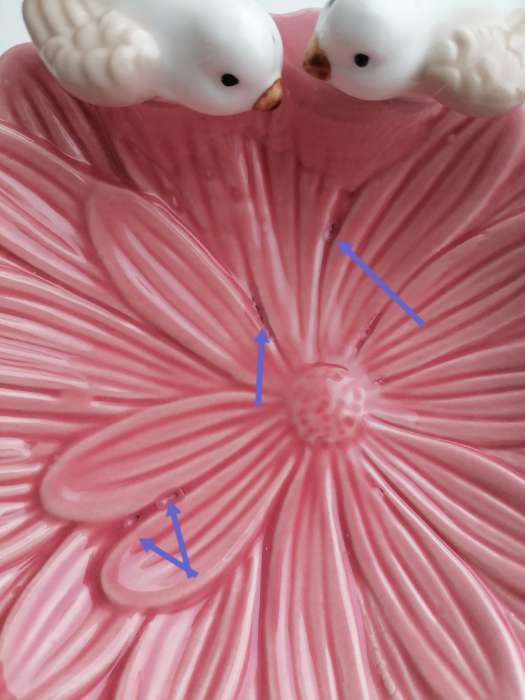 Фотография покупателя товара Блюдо керамическое «Голубки на цветке», 13×13.5×3 см, цвет розовый - Фото 13