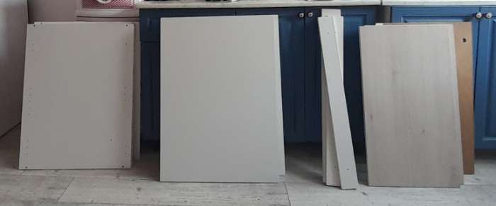 Фотография покупателя товара Шкаф напольный «Комфорт», 800×580×820 мм, цвет сосна аланд/белый - Фото 3