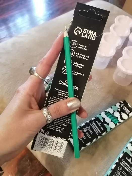 Фотография покупателя товара Карандаш чернографитный Calligrata, HB, с ластиком, шестигранный, пластиковый, зелёный корпус - Фото 1