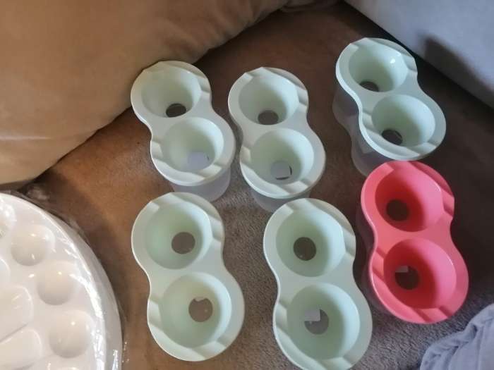 Фотография покупателя товара Стакан - непроливайка для рисования двойной Calligrata «Прованс», 150 мл ×2, пастельный МИКС - Фото 2