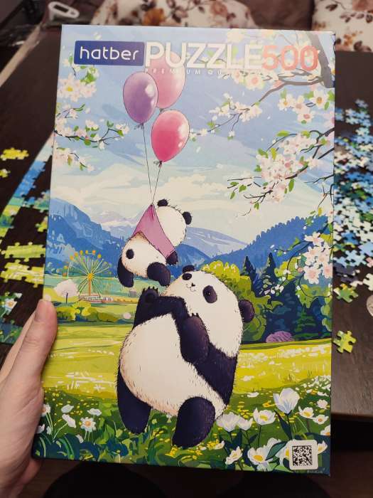 Фотография покупателя товара Пазл «Плюшевые панды», 500 деталей - Фото 2